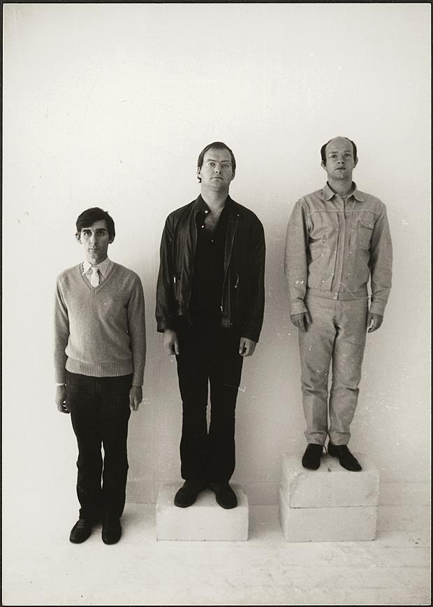 Portraits (Guy Mees, Wim Meeuwissen and Fernand Spillemaekers), 1970 ...
